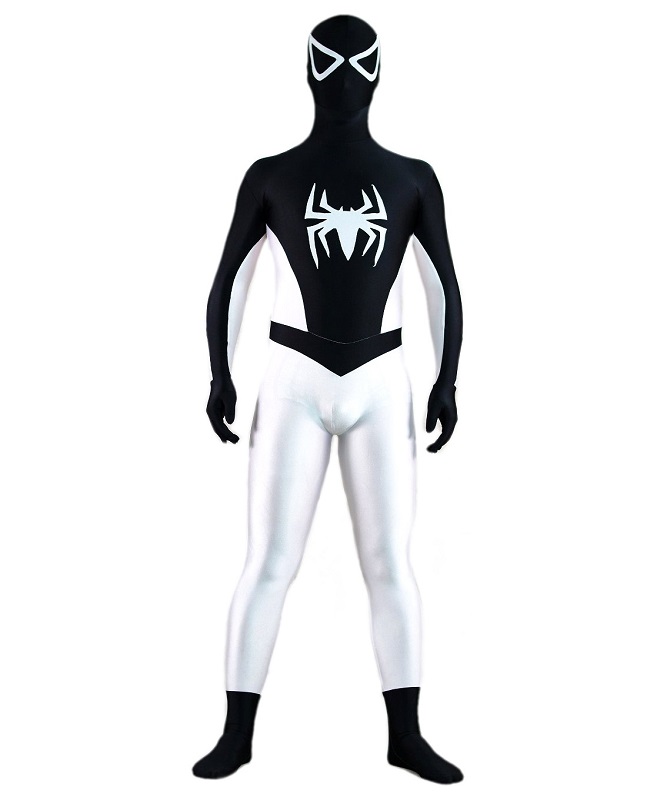 Black And White Spiderman Halloween Costume